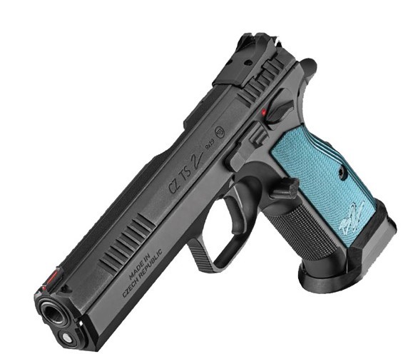 CZ TS2 9MM BLK/BLUE 10RD - Smith Savings Week